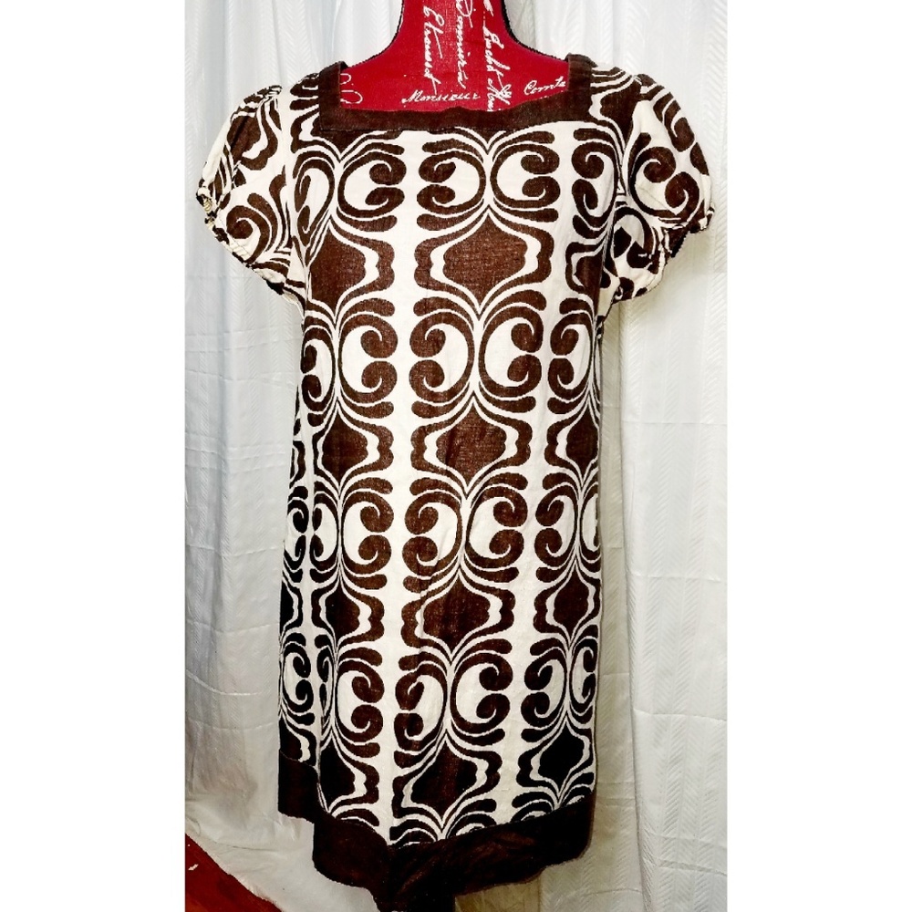 Lily Stanhope Linen Shift Dress/Tunic sz Large